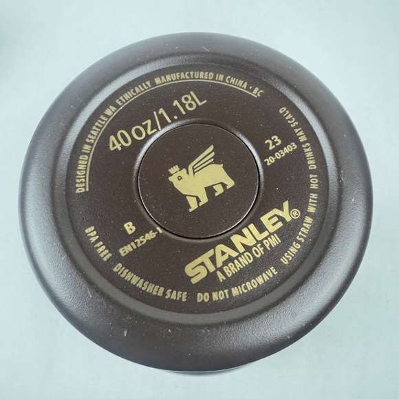 NEW Stanley Quencher H2.0 40oz Tumbler Brown Chocolate Gold Limited Edition - Picture 11 of 12